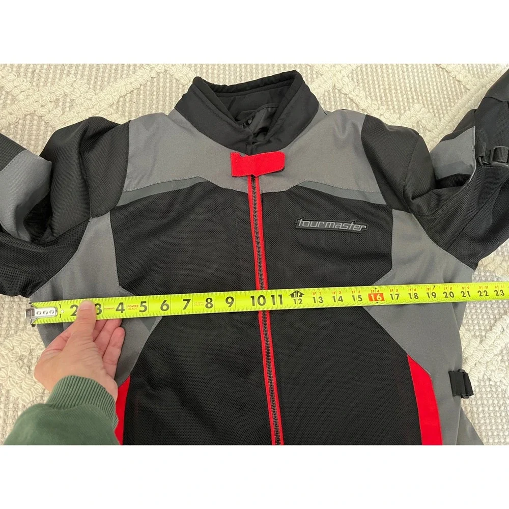 Tourmaster Intake Air‎ V6 Jacket Black Red Woman Size Large Motorcycle